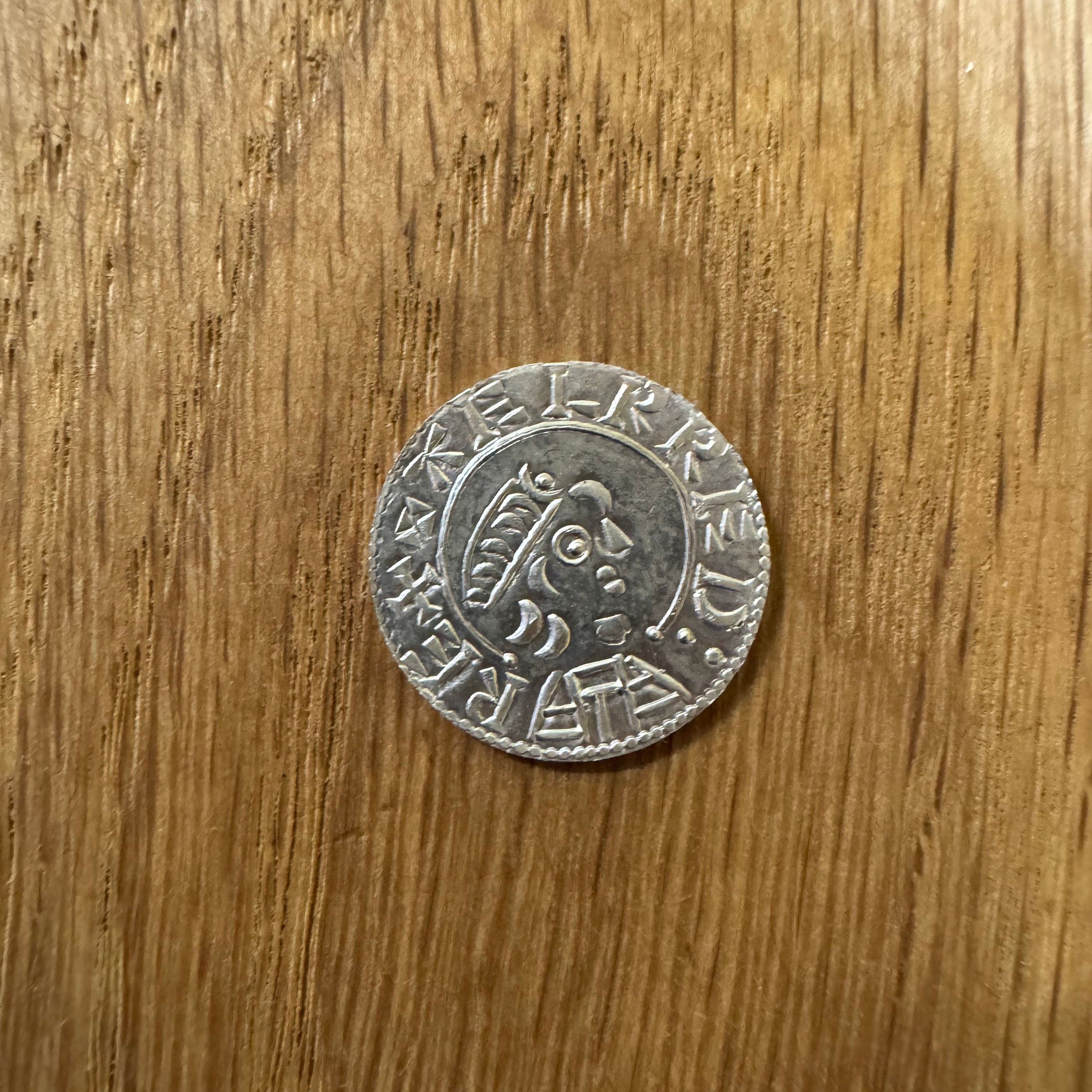 Alfred The Great Silver Penny - Hammered Reproduction