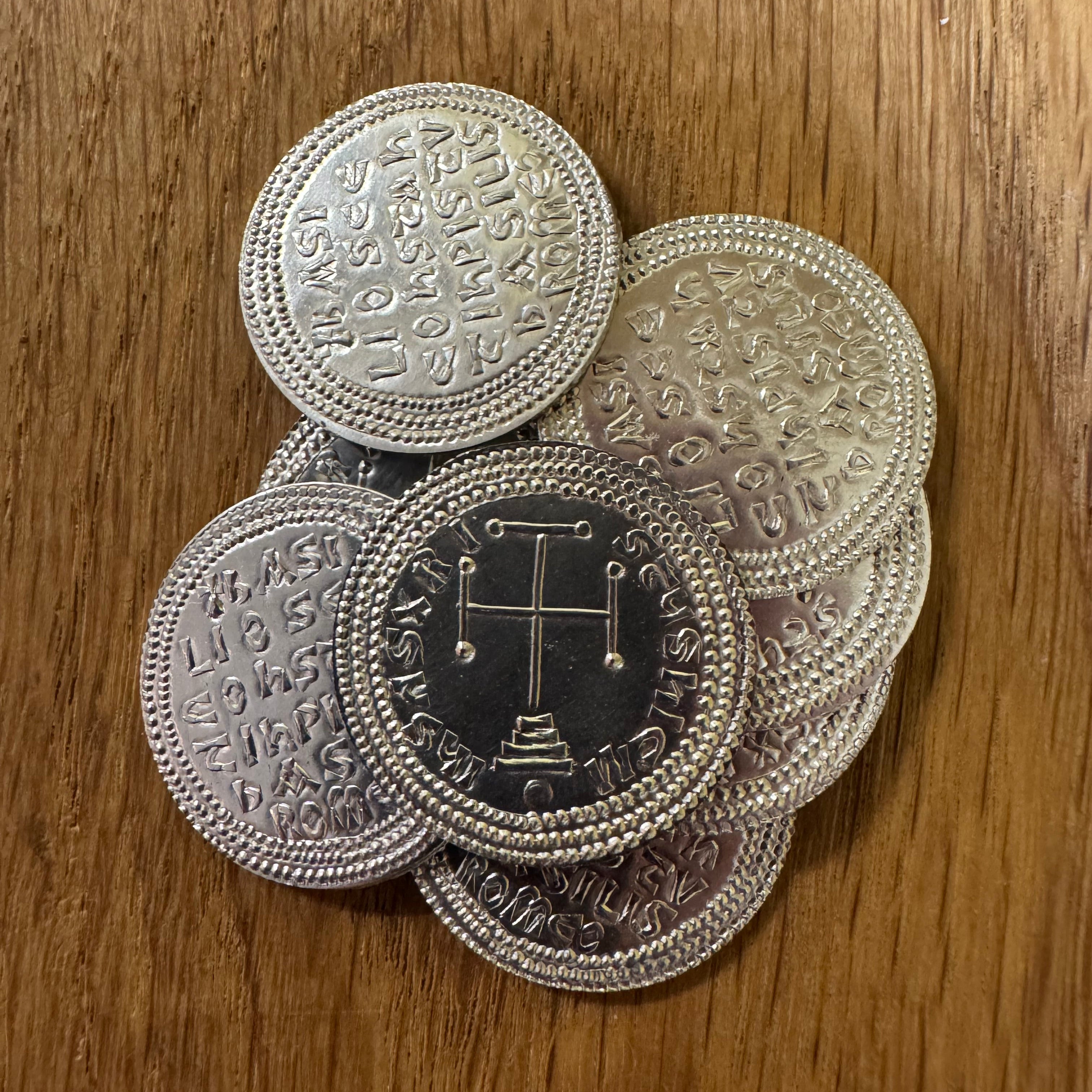 Byzantine Miliaresion - Hammered Reproduction