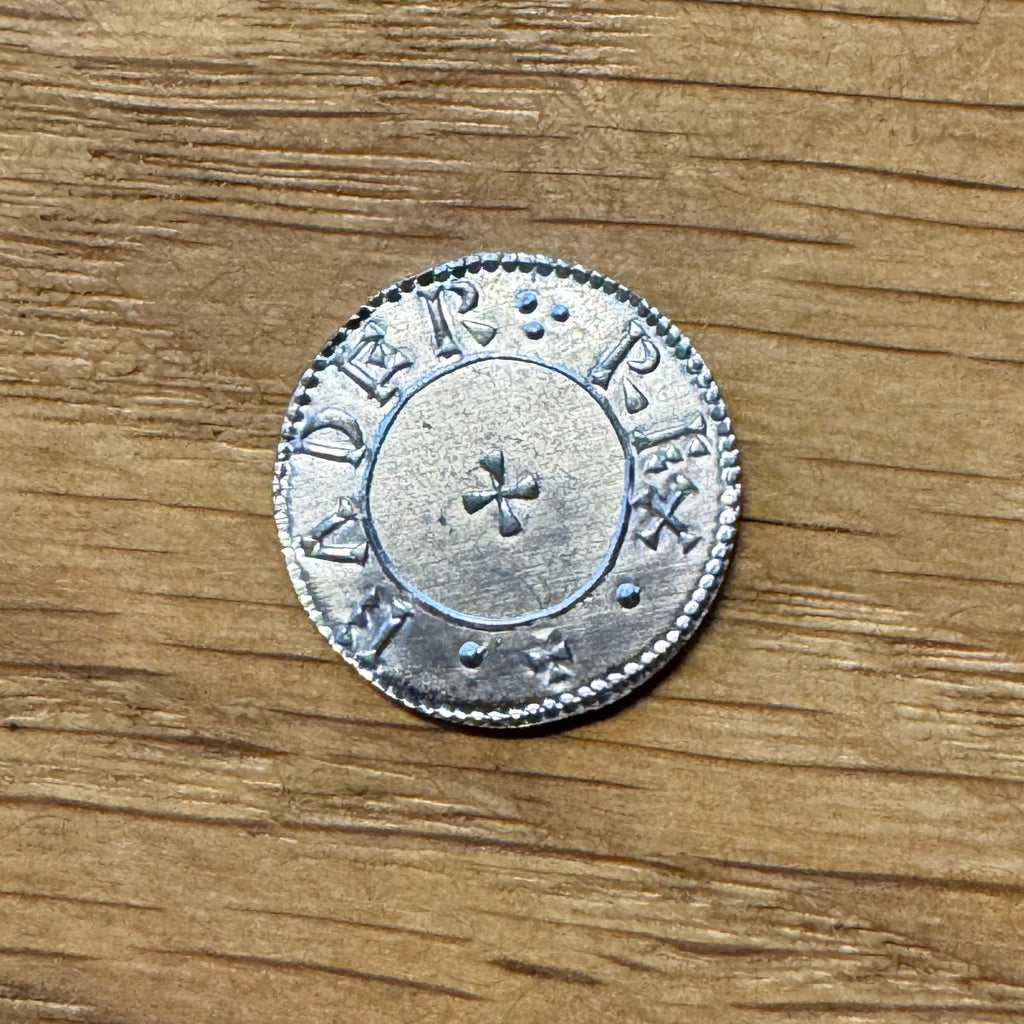 Edgar Half Penny - Hammered Reproduction