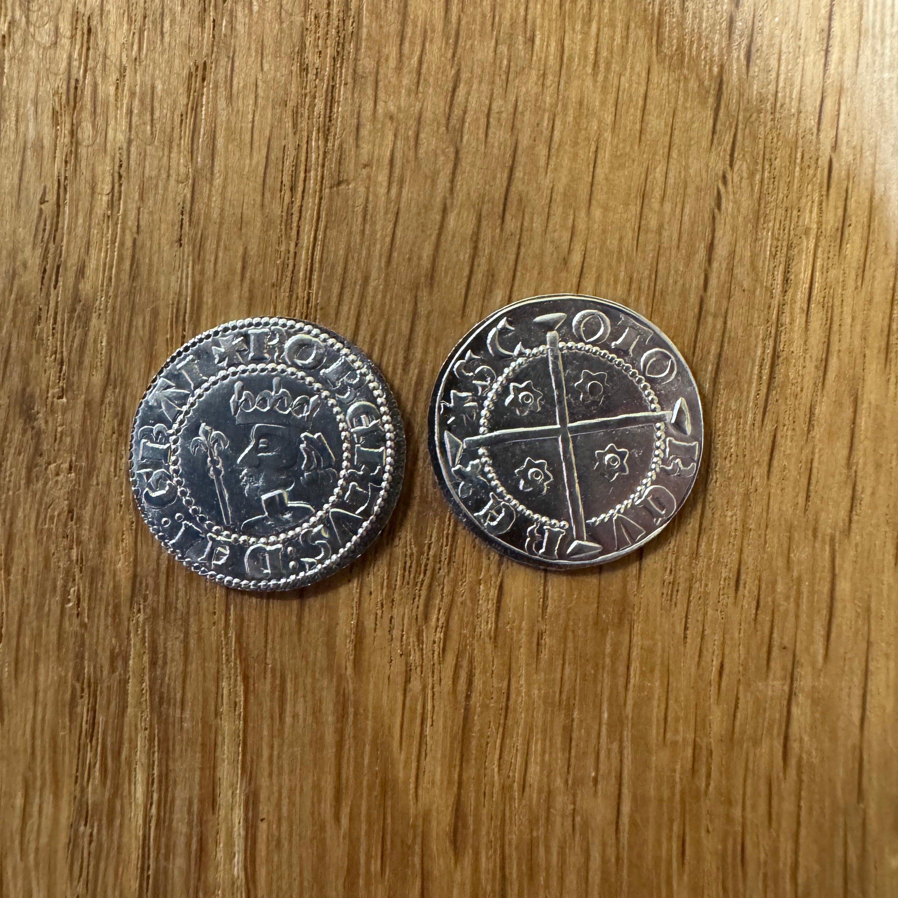 Robert the Bruce Penny - Hammered Reproduction