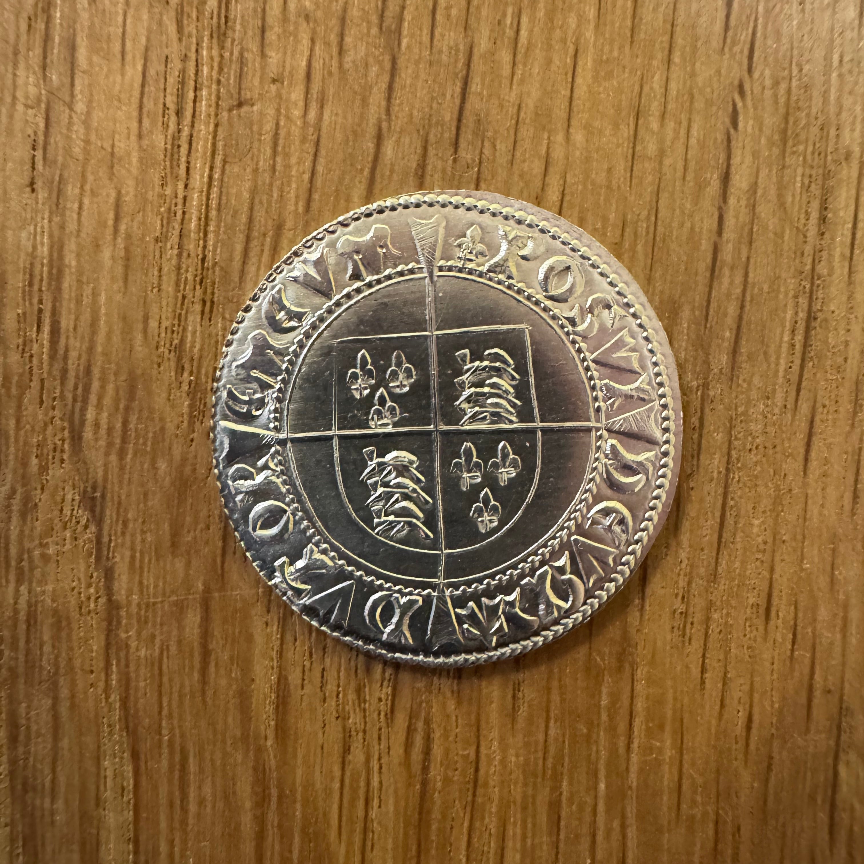 Edward VI Sixpence - Hammered Reproduction