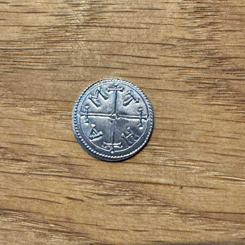 Edgar Half Penny - Hammered Reproduction