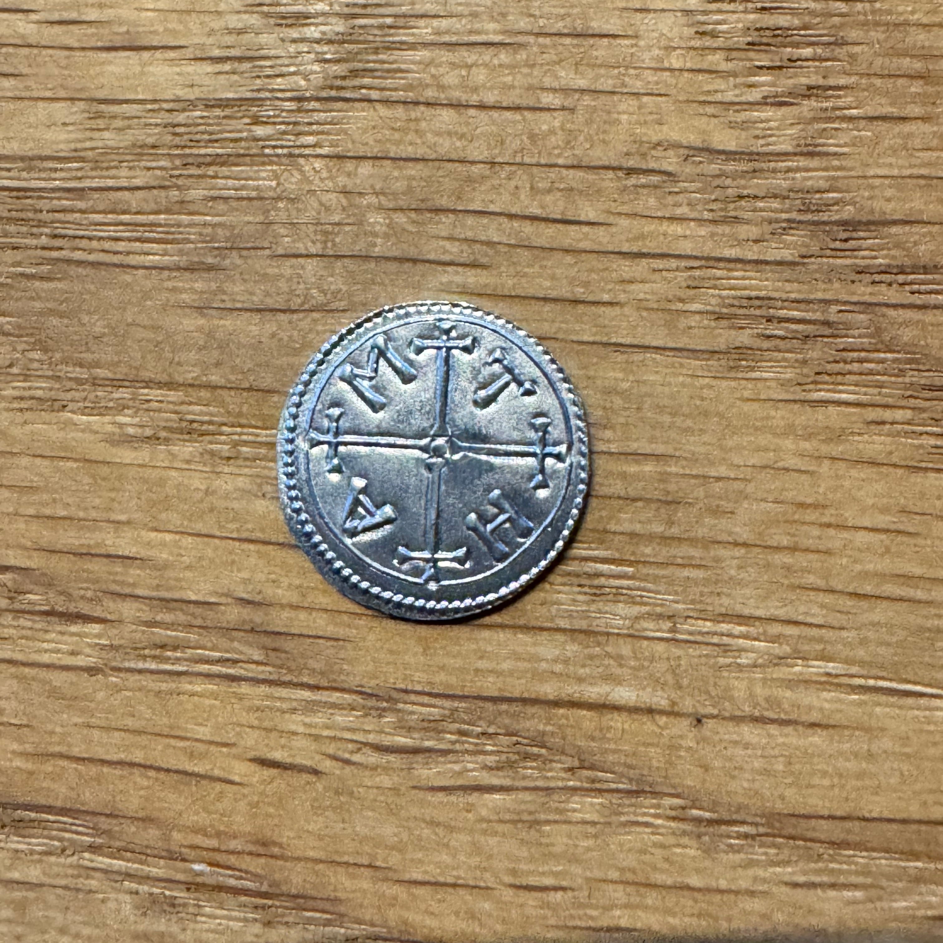 Edgar Half Penny - Hammered Reproduction