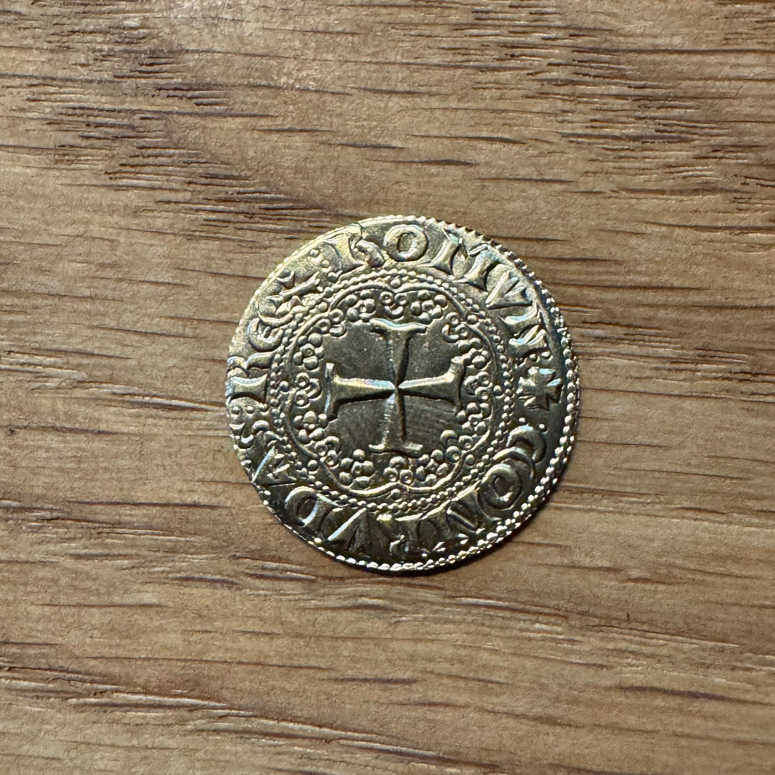 Gold Genovino - Hammered Reproduction