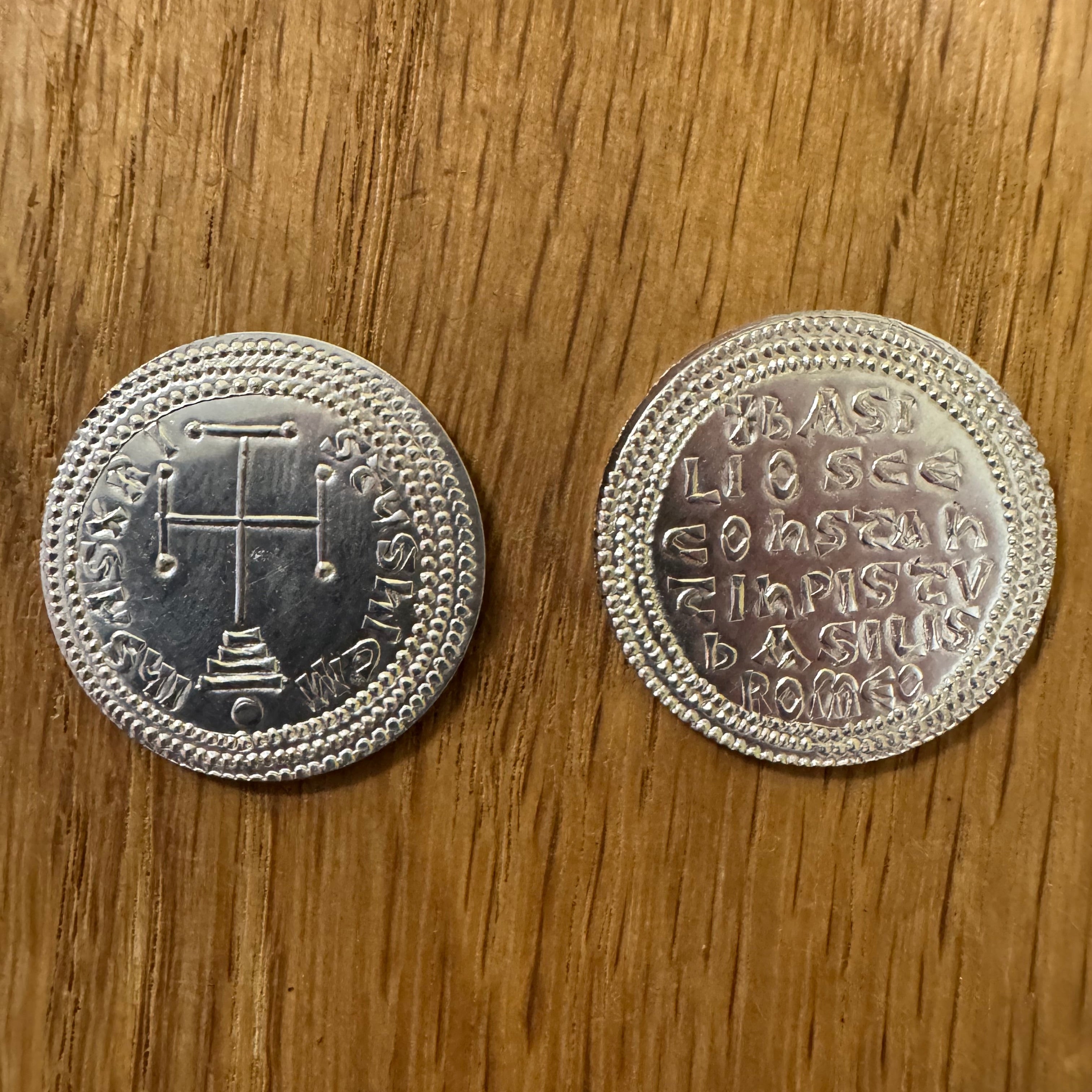 Byzantine Miliaresion - Hammered Reproduction