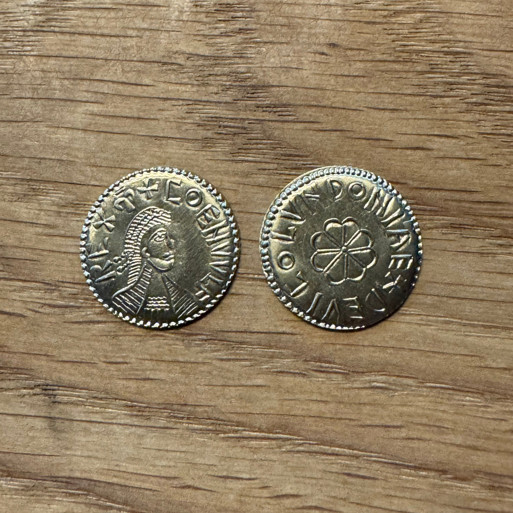 Coenwulf of Mercia Gold Mancus - Hammered Reproduction
