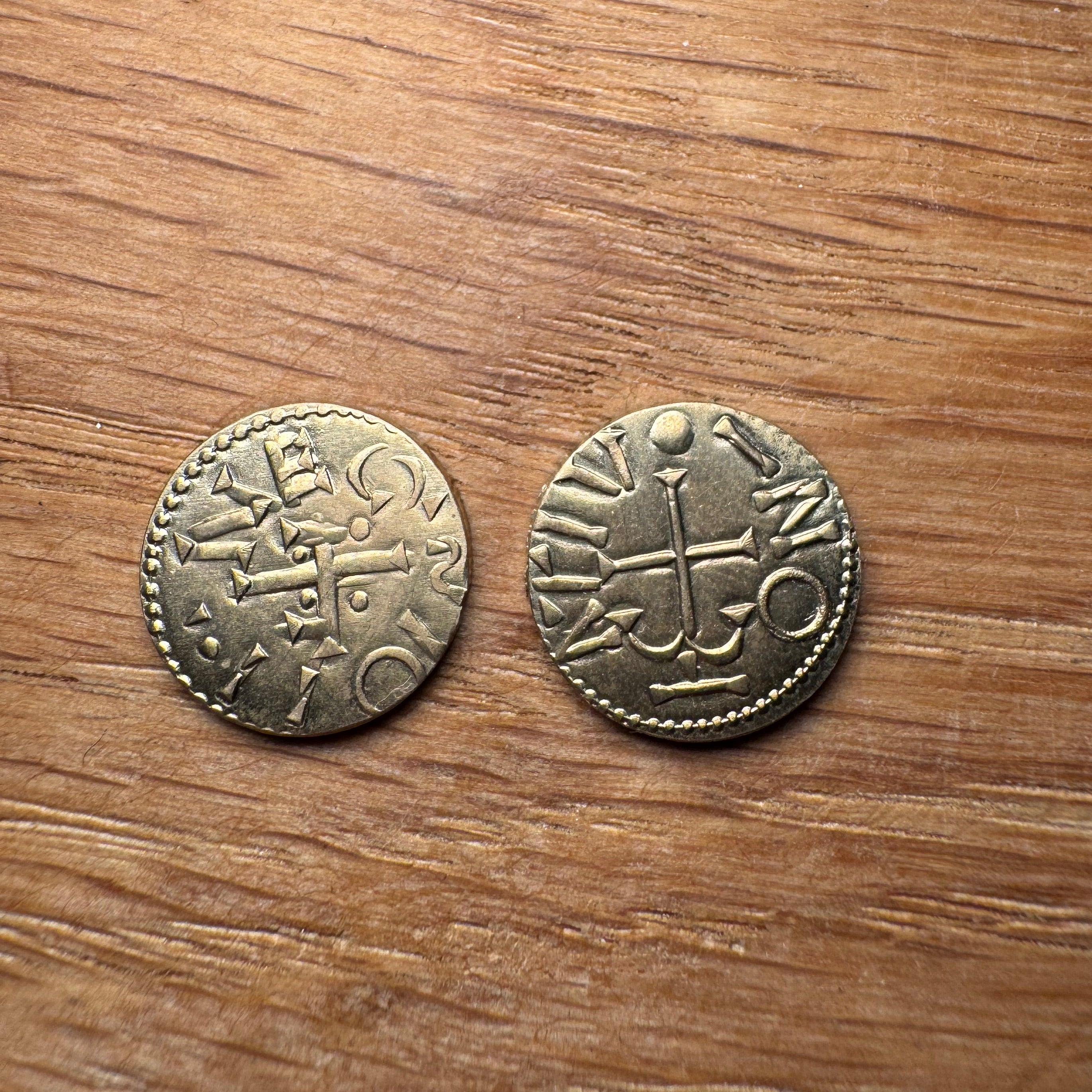 Prittlewell Princely Burial Tremisses - Hammered Reproductions