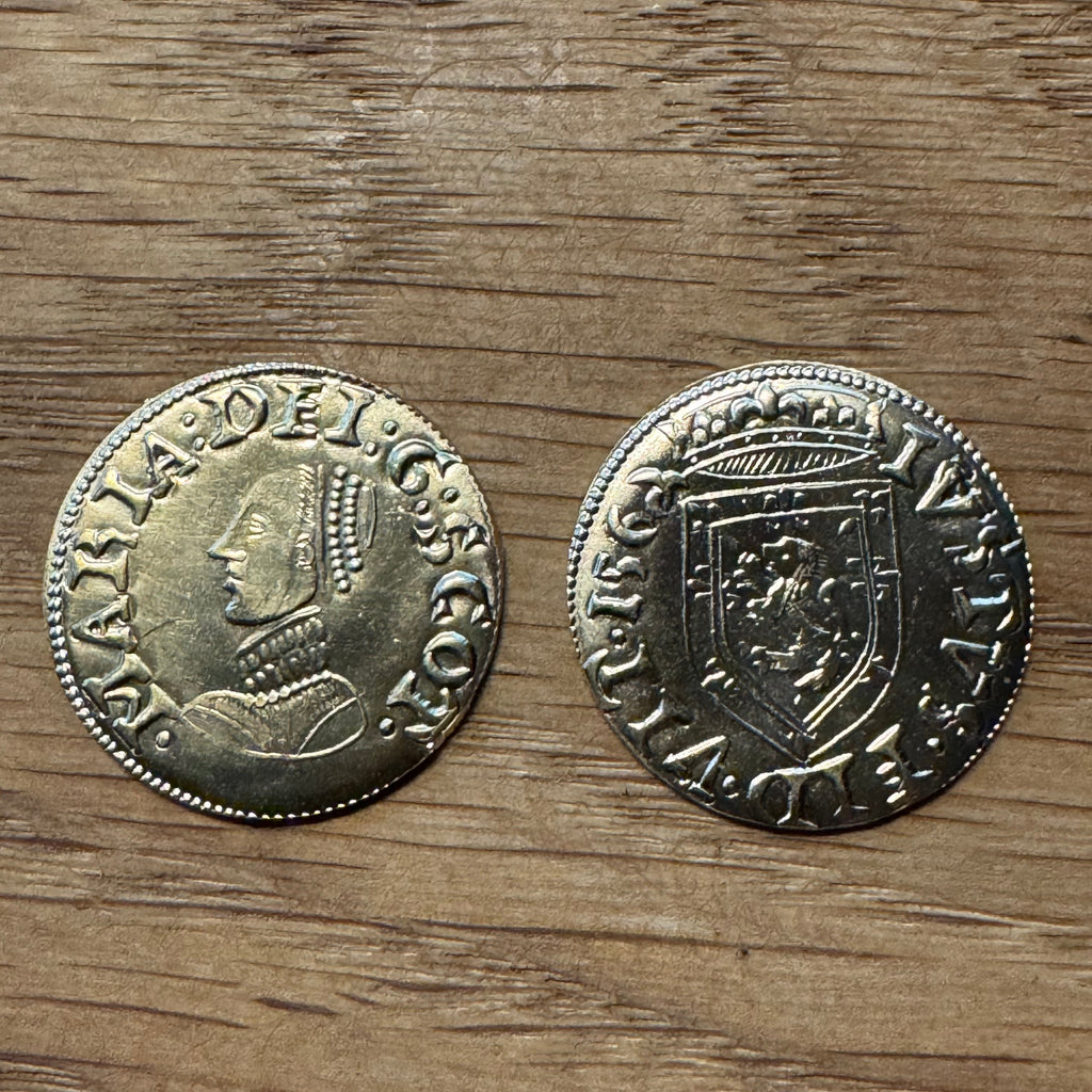 Mary Queen of Scots Gold Crown - Hammered Reproduction