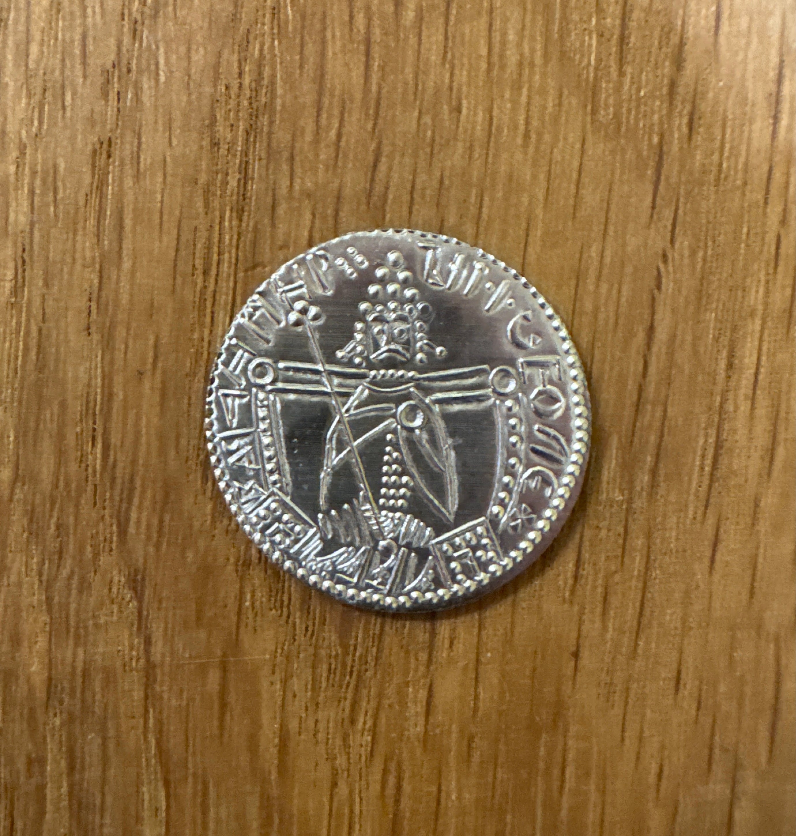 Srebrennik of Vladimir the Great - Hammered Reproduction