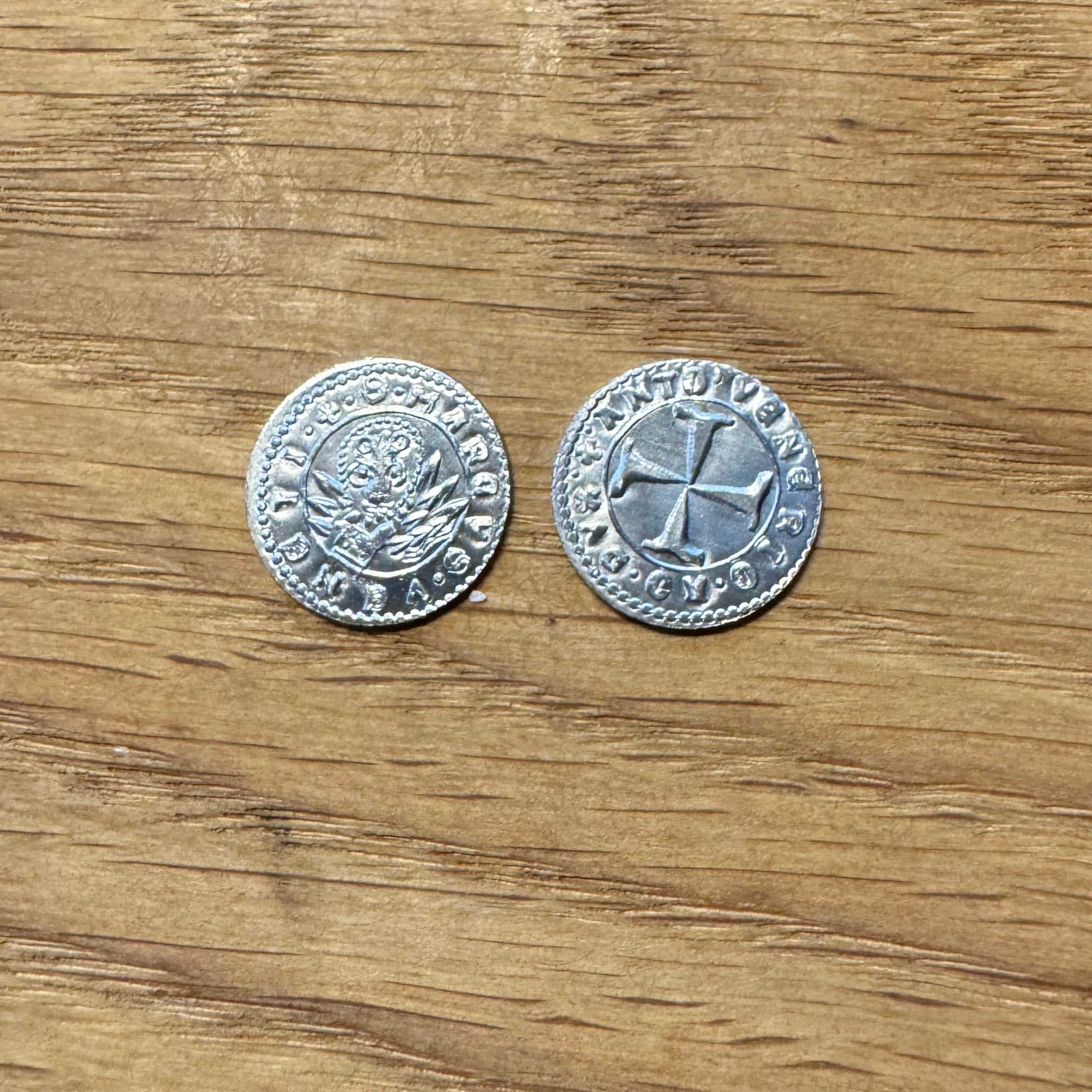 Venetian Tornesello - Hammered Reproduction