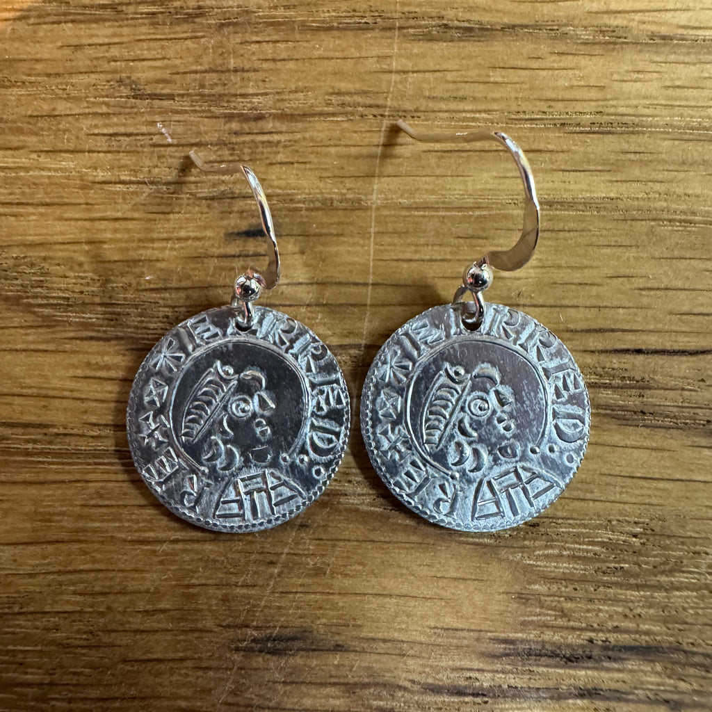 Alfred The Great Penny Earrings