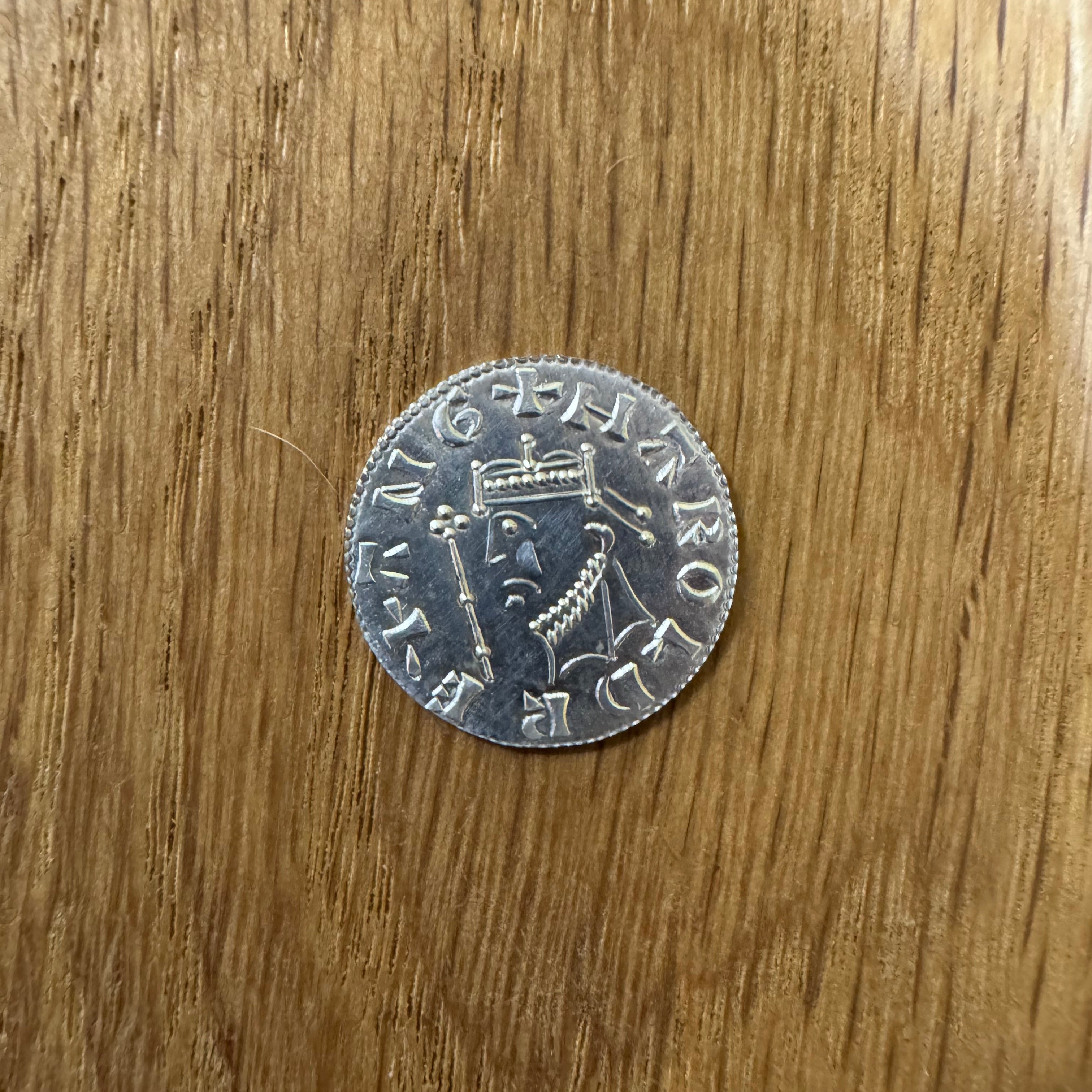 Harold Godwinson Silver 'PAX' Penny - Hammered Reproduction