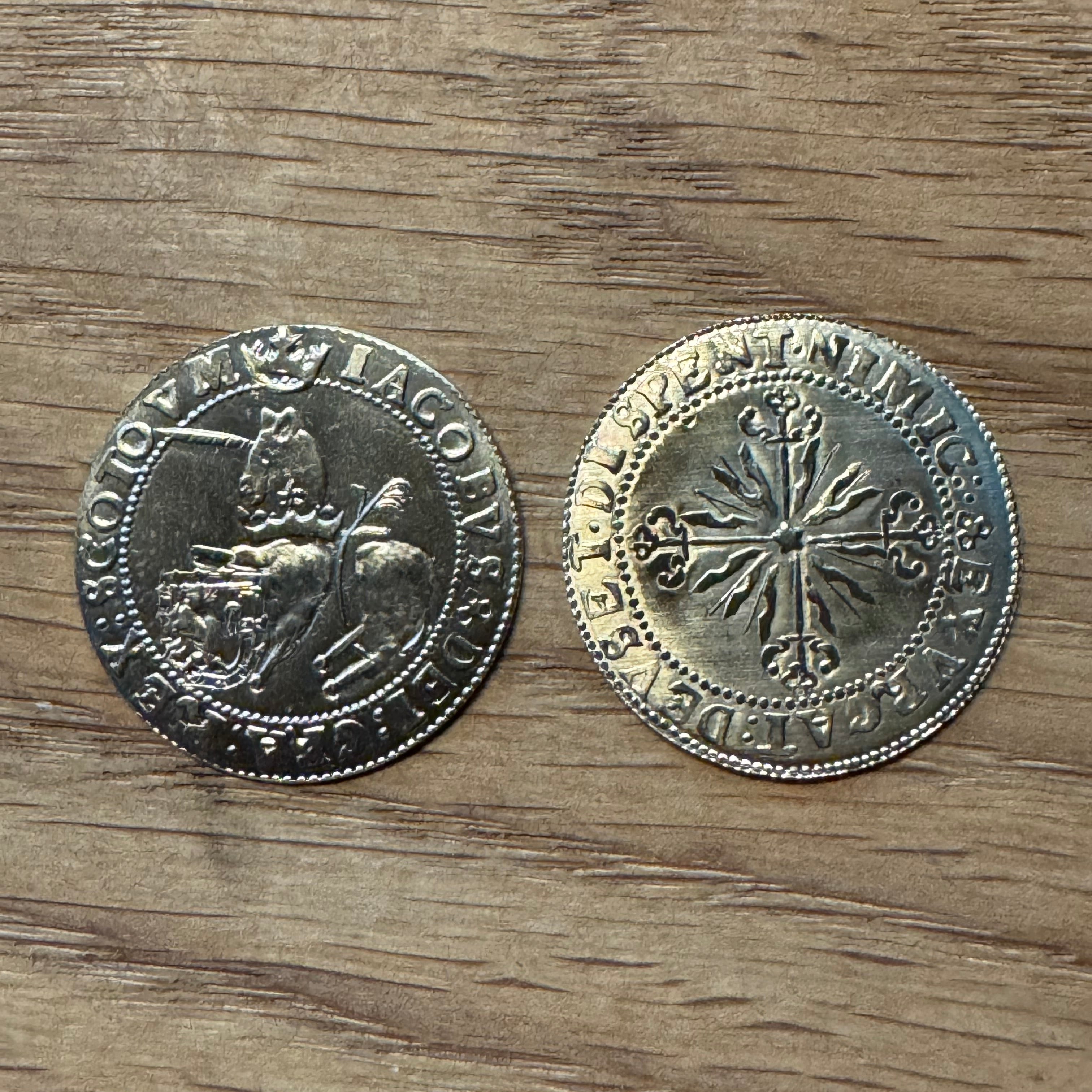 James V Gold Unicorn - Hammered Reproduction