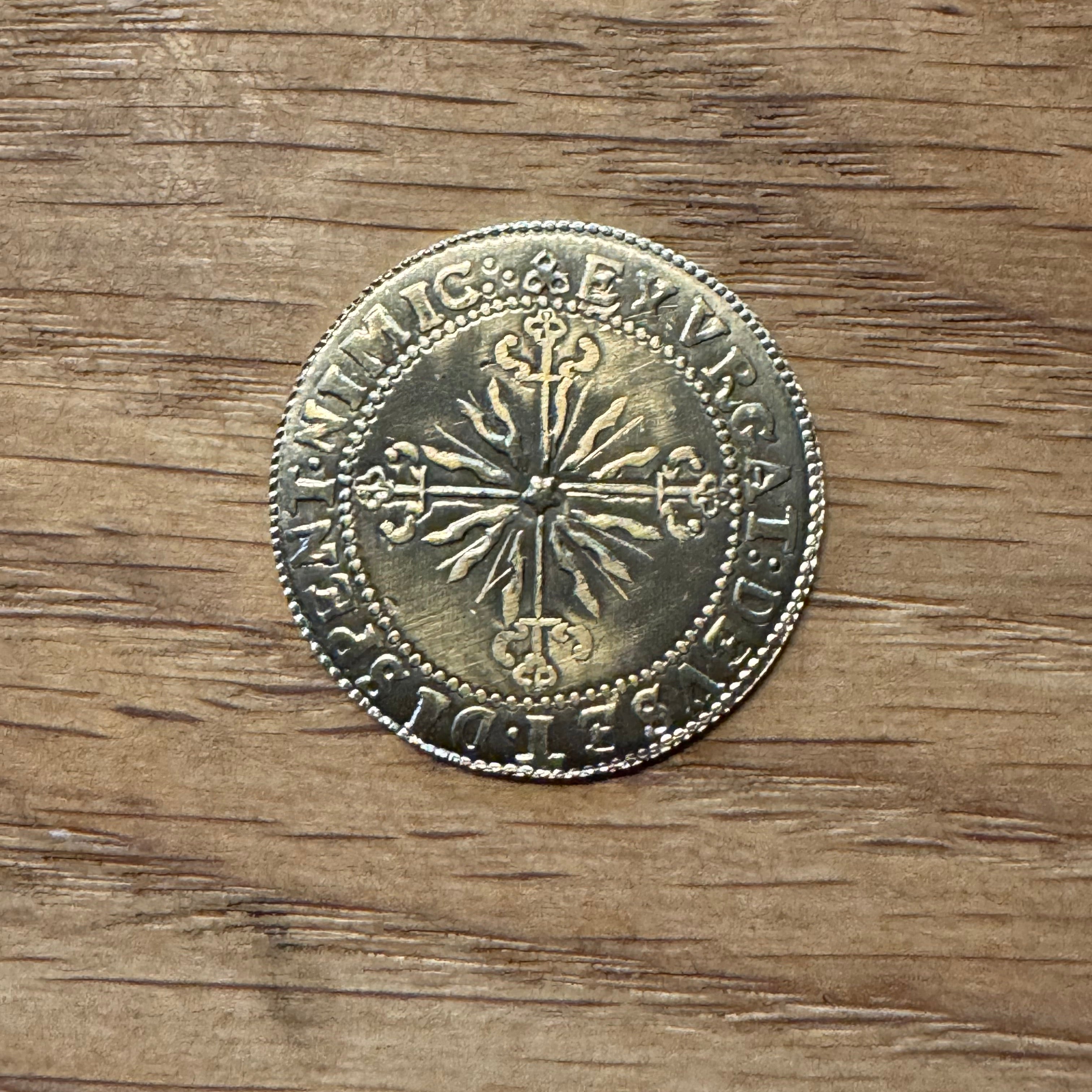 James V Gold Unicorn - Hammered Reproduction