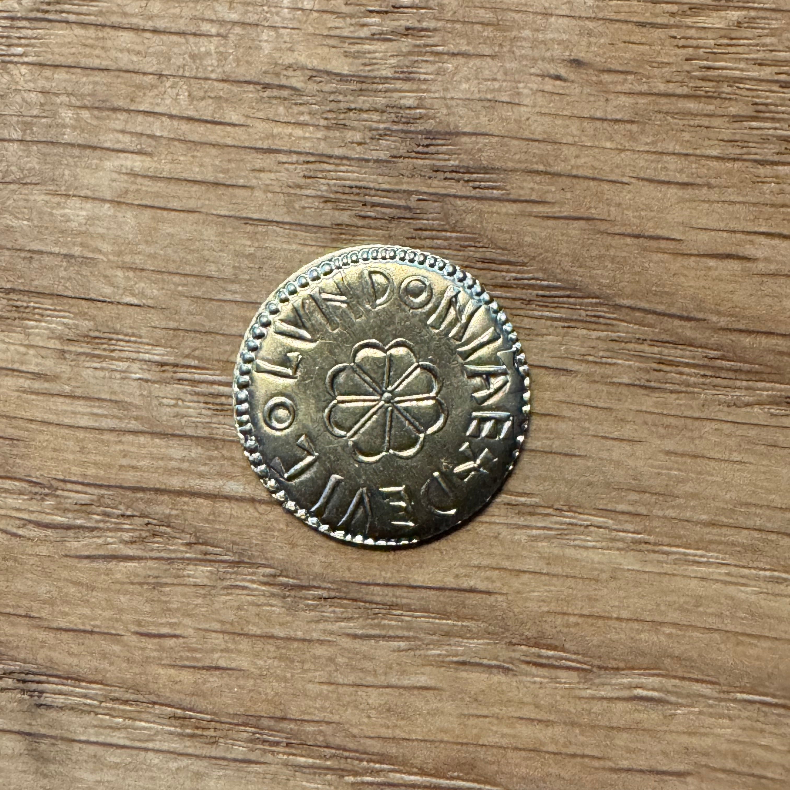 Coenwulf of Mercia Gold Mancus - Hammered Reproduction