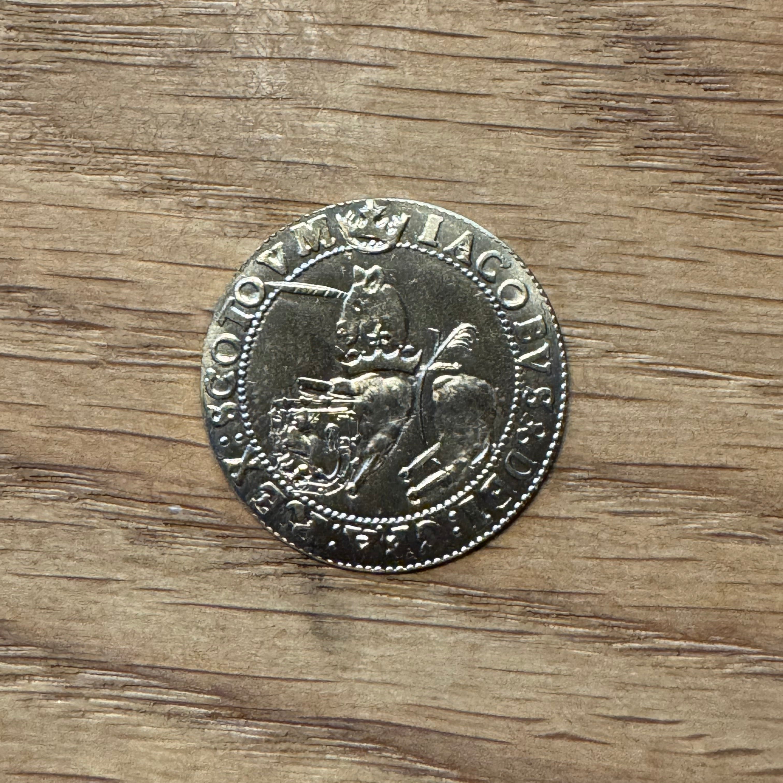 James V Gold Unicorn - Hammered Reproduction