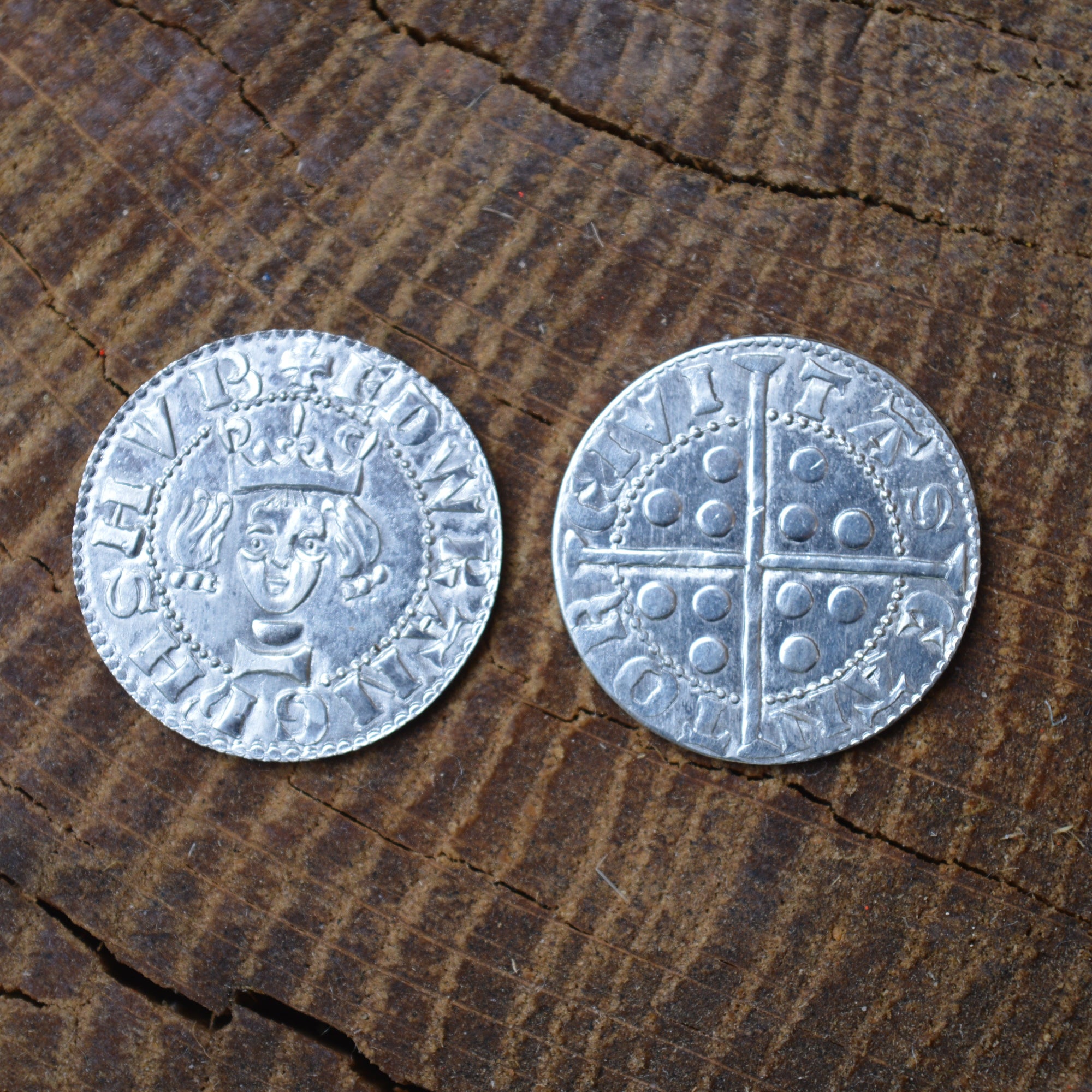 Edward I Penny - Hammered Reproduction