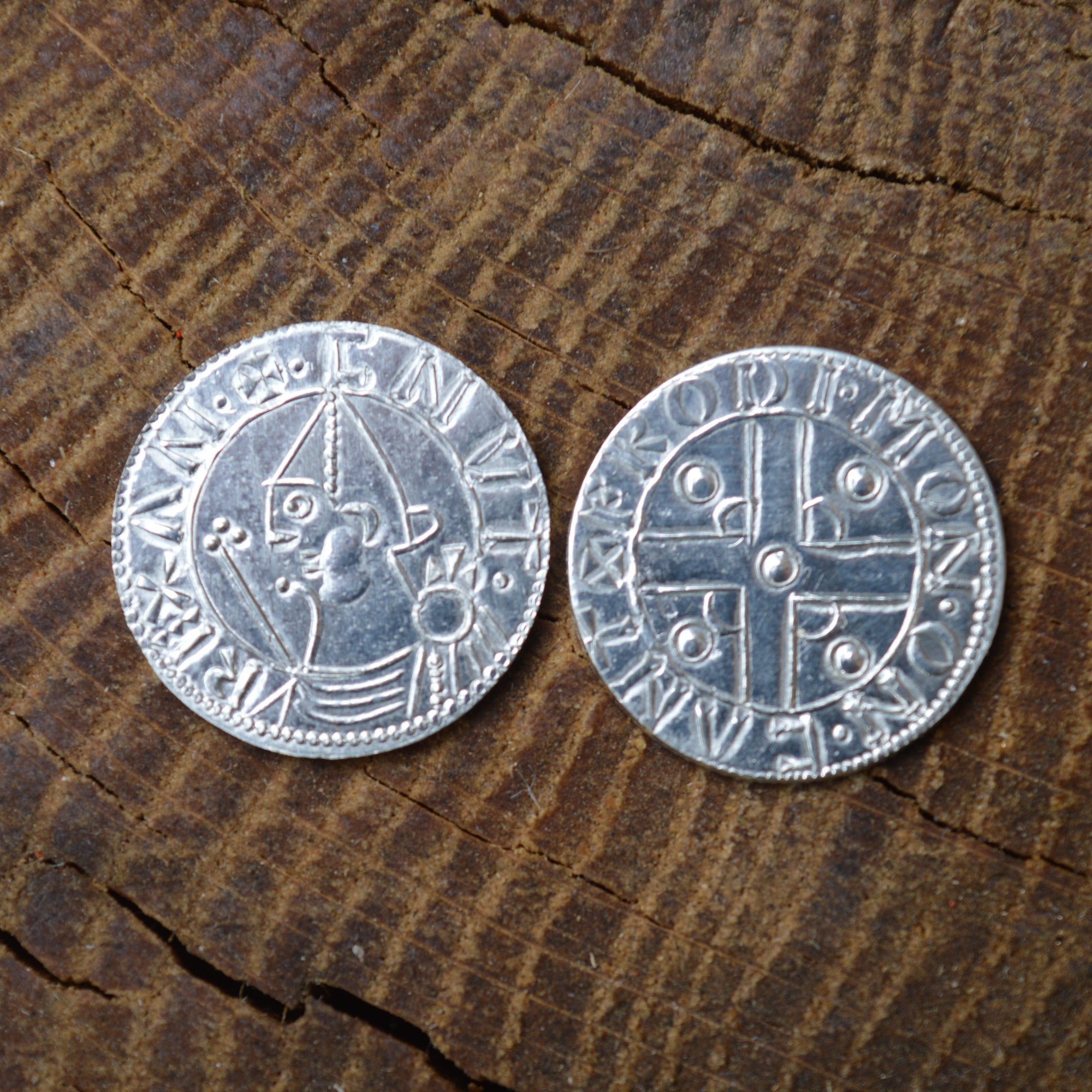 King Cnut Penny - Hammered Reproduction