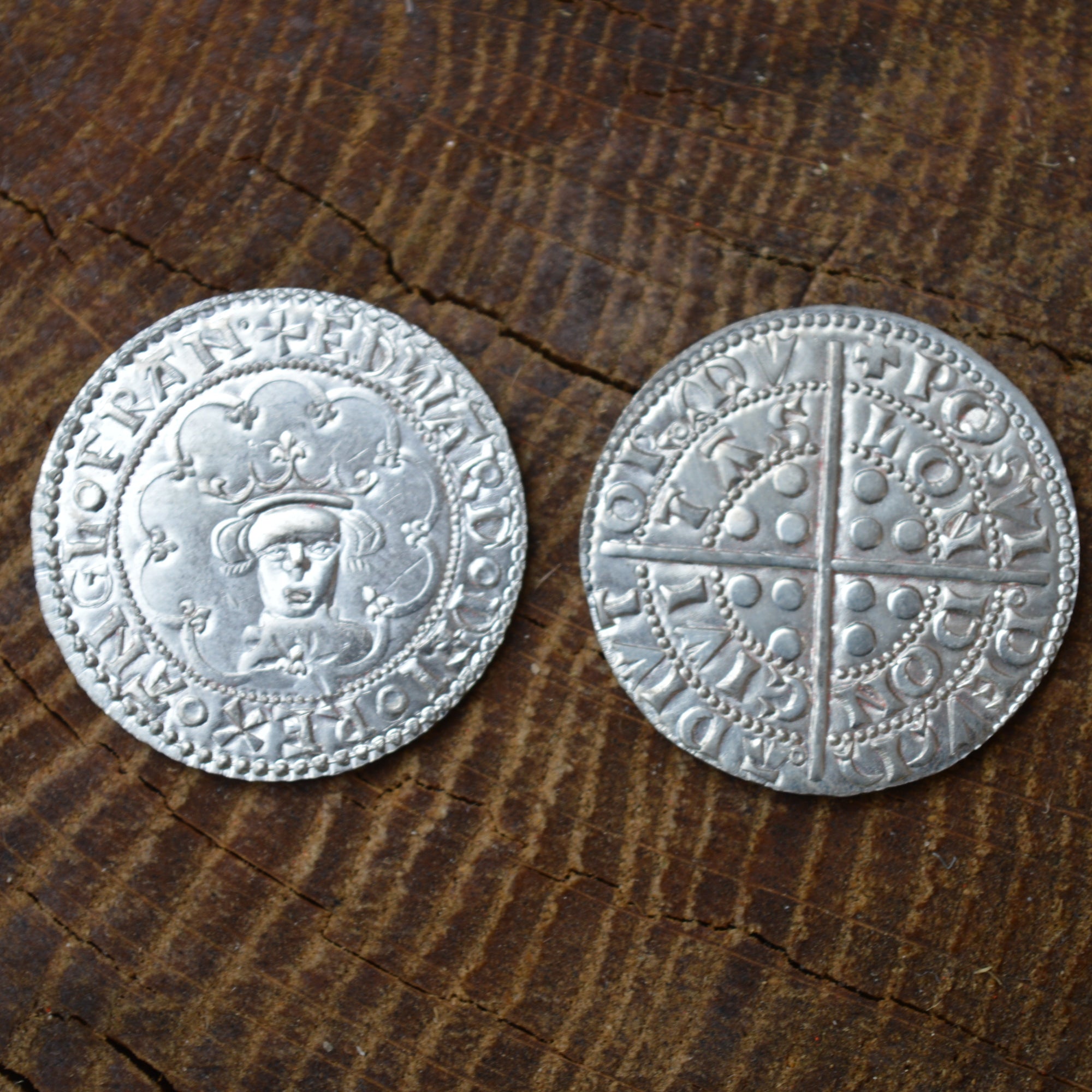 Edward III Groat - Hammered Reproduction