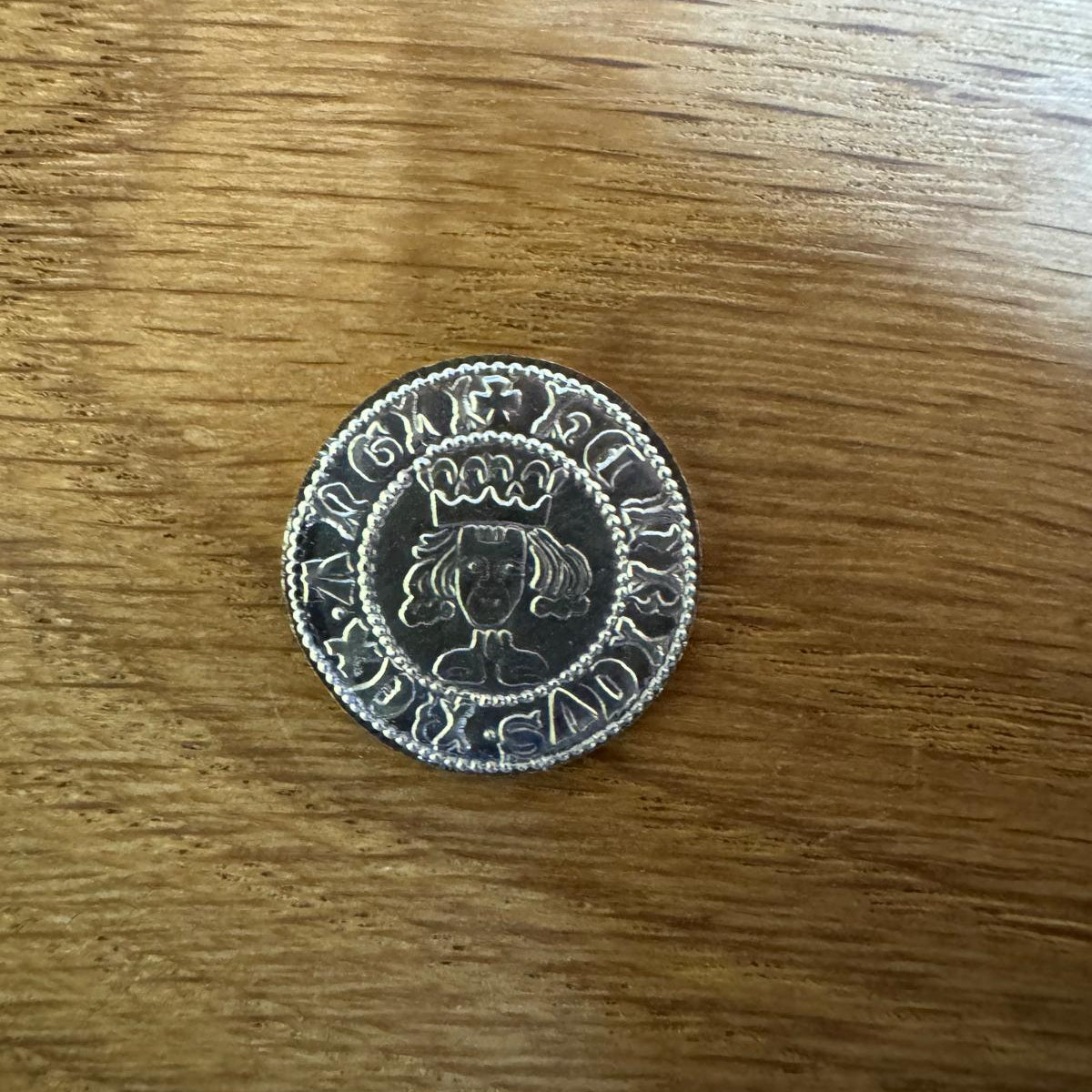 Henry V Penny - Hammered reproduction.