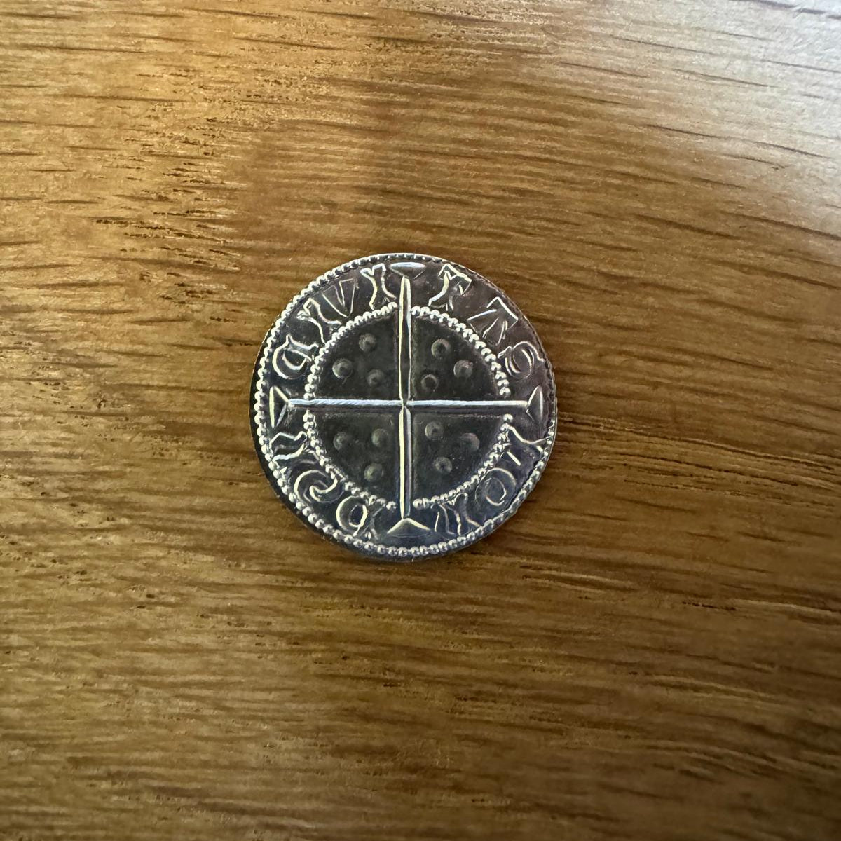 Henry V Penny - Hammered reproduction.