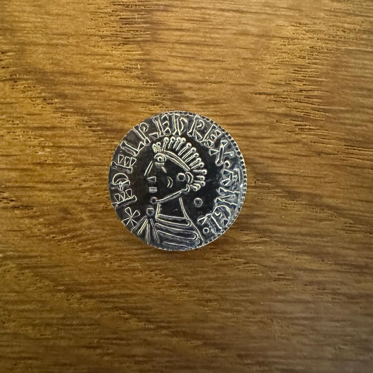 Aethelred II Long Cross Penny - Hammered Reproduction