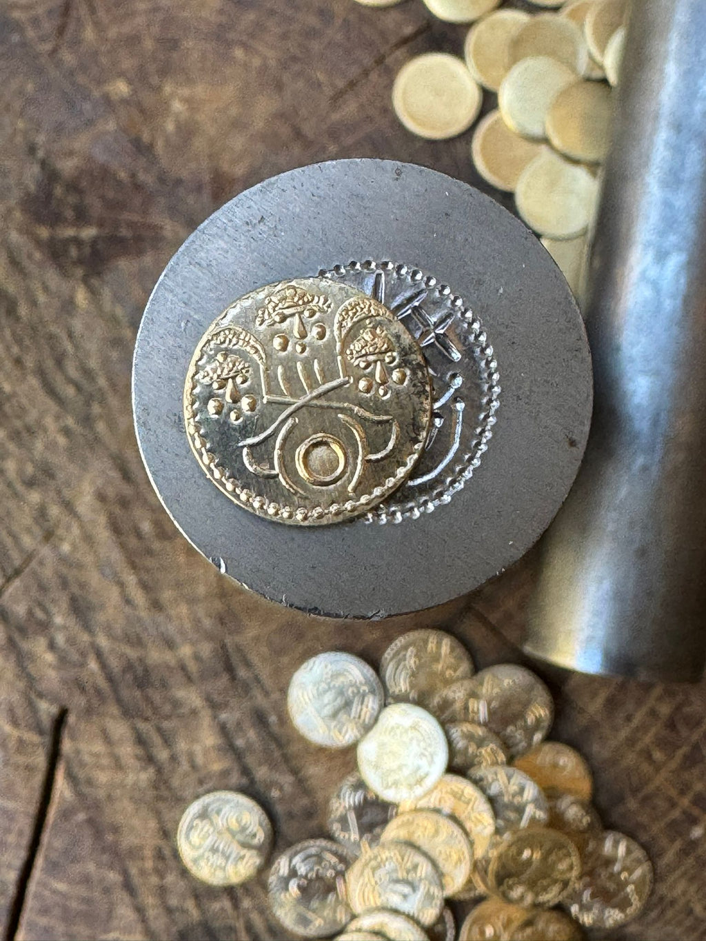 Two Emperors type Thrymsa - Hammered Reproduction