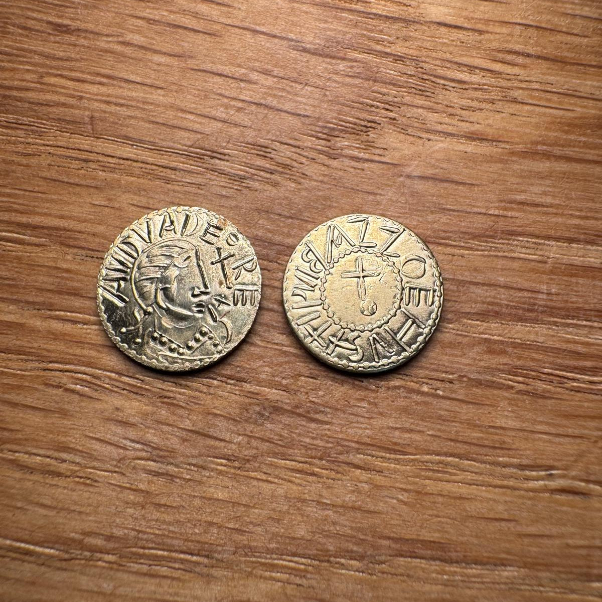 Eadbald Of Kent Thrymsa - Hammered Reproduction