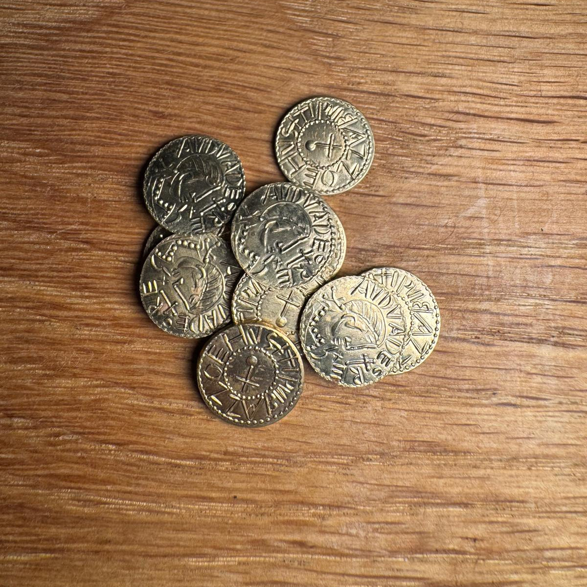 Eadbald Of Kent Thrymsa - Hammered Reproduction