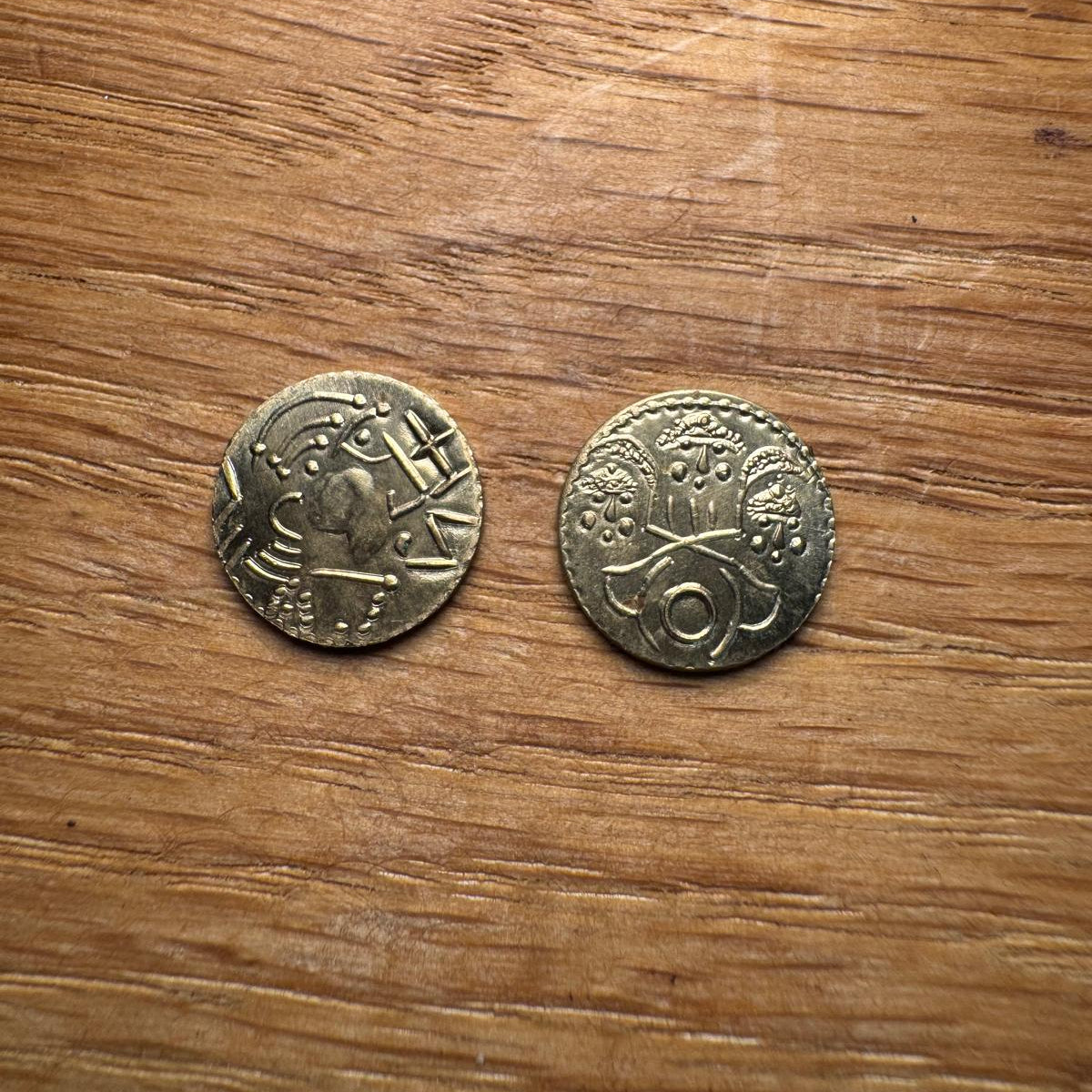 Two Emperors type Thrymsa - Hammered Reproduction