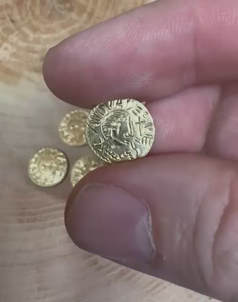 Eadbald Of Kent Thrymsa - Hammered Reproduction